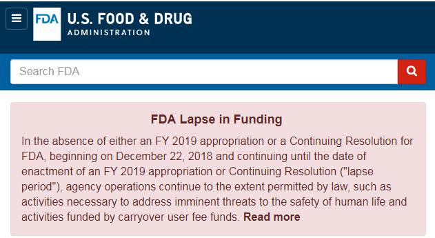 美国FDA再次停摆！